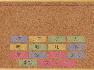 Copy of matching pairs 汉字