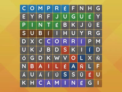 VERBOS EN PASADO SIMPLE