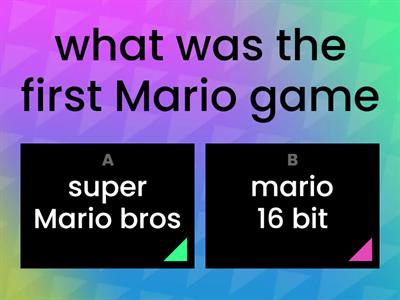 Mario quiz