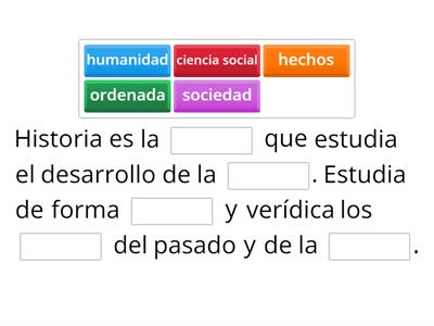 HISTORIA - CONCEPTOS, FUENTES Y CIENCIAS AUXILIARES