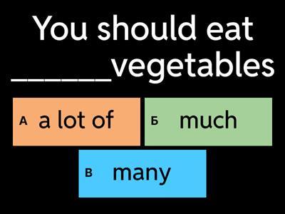 much/many/a lot of ( Тем контр)