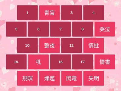 CH2 情批 語詞練習