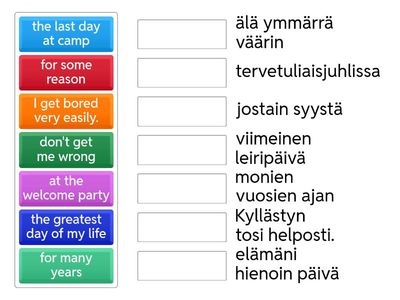 On the Go 1 Unit 2 Ilmaukset