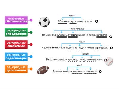 Однородные члены предложения