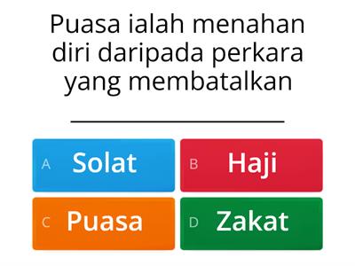 PENDIDIKAN ISLAM TAHUN 6 (PUASA)