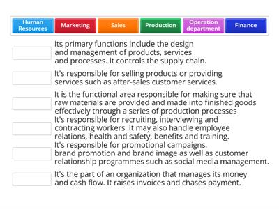 A news organization (departments) Business Partner b1 unit 1 vocabulary 