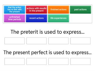 Preterit or present perfect? 