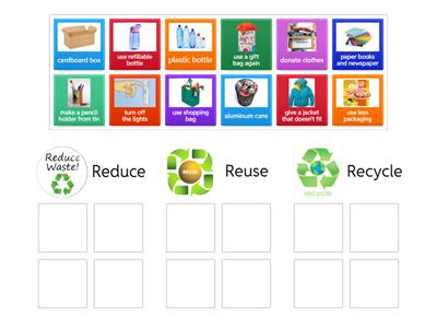 Reduce, Reuse, Recycle 1