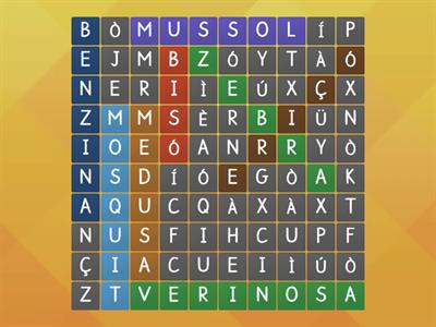 Sopa de lletres Català