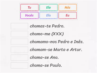 Verbo Chamar-se