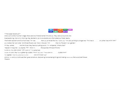 The Great Adventure Story