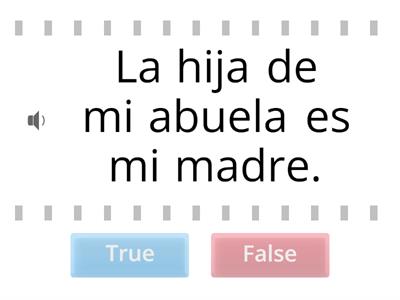 La familia True/False Challenge