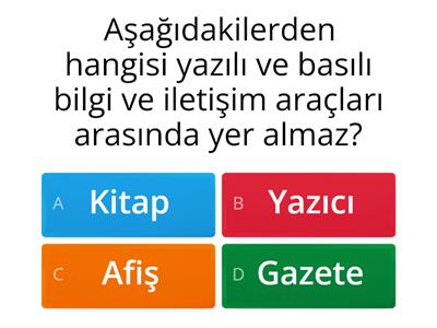 İletişim - Test