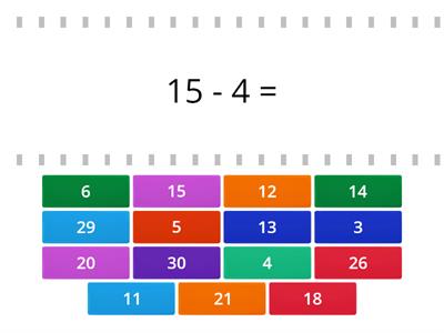 1-30 addition & substraction