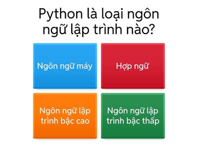 Bài 16. Ngôn ngữ lập trình bậc cao và python