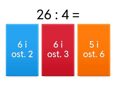 Dijeljenje s ostatkom