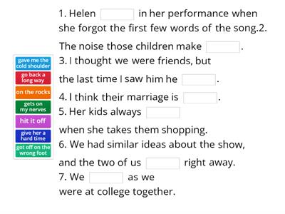 idioms relationship - B2 (2)