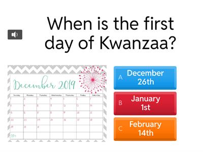 Kwanzaa Quiz