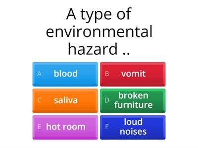  Hazards working in health and social care 