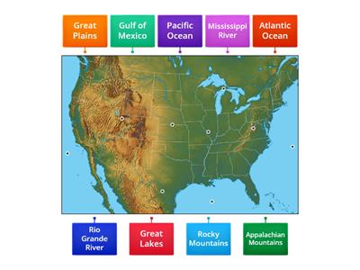 United States Physical Features