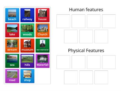 Human and physical basic features sort