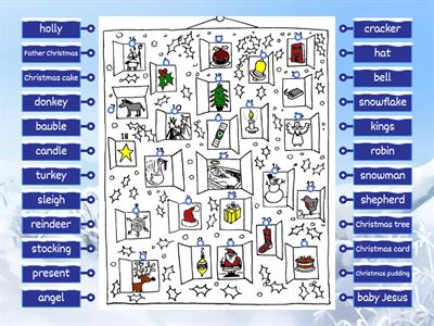 Christmas advent calendar