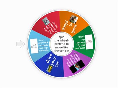 transportation movement choice wheel