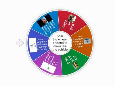 transportation movement choice wheel