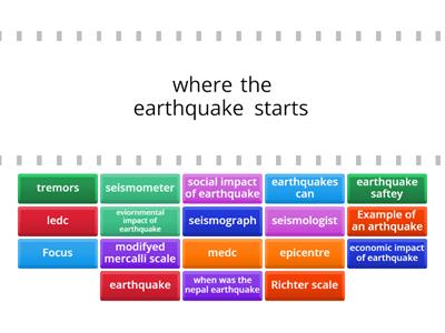 Earthquakes