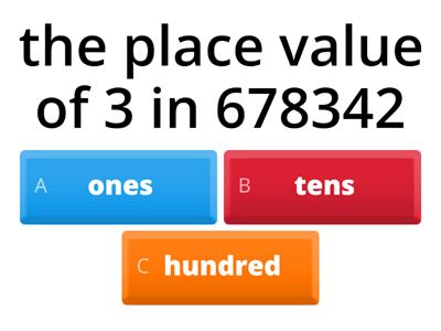 Math   grade 4  place value