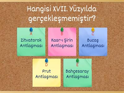 11.Sınıf Tarih Quiz Yarışması