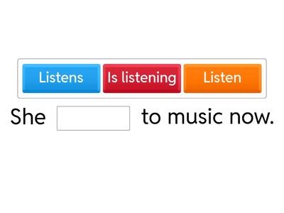 present progressive game 