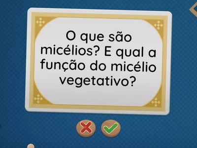 Questionário sobre fungos