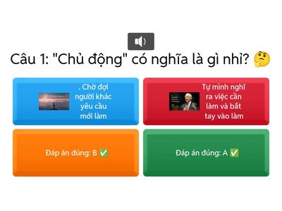 Chủ đề: Giáo dục tính chủ động cho học sinh Tiểu học