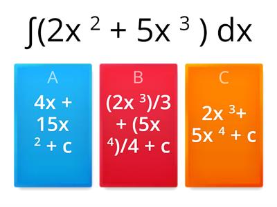 Indefinite integrals