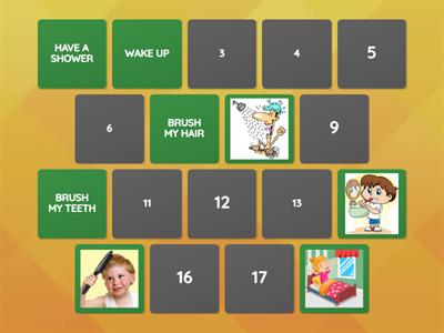 MEMORY GAME: DAILY ROUTINE