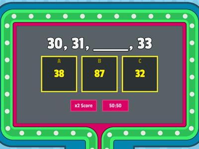 Secuencias numéricas