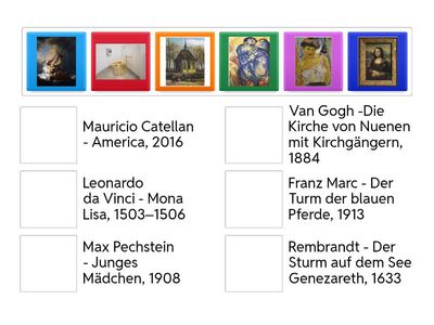 Aspekte Neu B2 K7 M2 - Kunstwerke sortieren