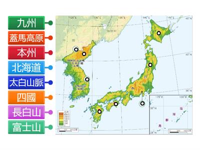 國中社會_B3G5東北亞地形圖