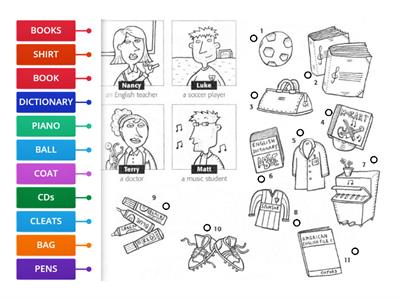 Get to the top 2, Lesson 1d, Review exercise: possessions