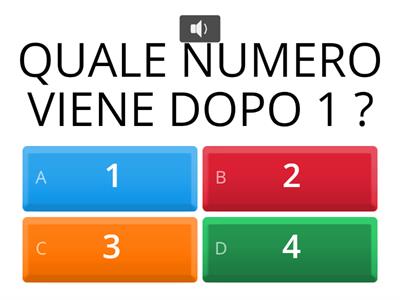 QUALE NUMERO VIENE DOPO IL ... ?