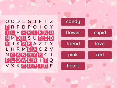 Valentine's Day Word Search