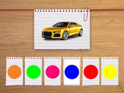 ¿De que color es el auto?