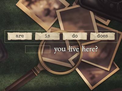 PRESENT SIMPLE AM IS ARE DO DOES