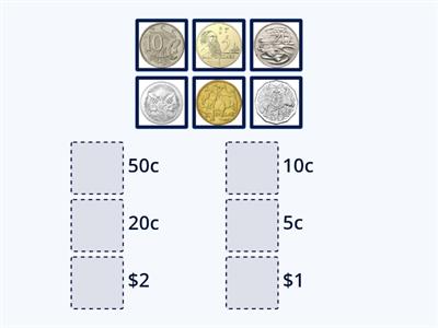 Australian coins-Match