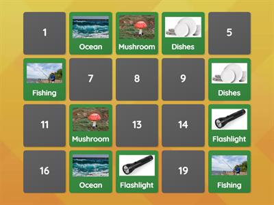 Matching Game for /sh/