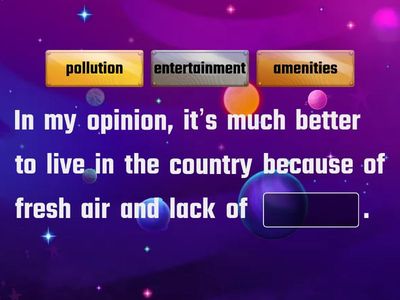 The country vs the city