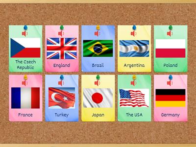 Vocabulary: Nationalities (Elementary level 1B)