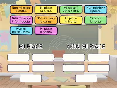 MI PIACE/NON MI PIACE