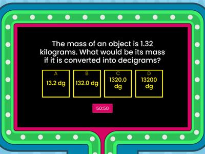 DIAGNOSTIC TEST IN GENERAL PHYSICS 1